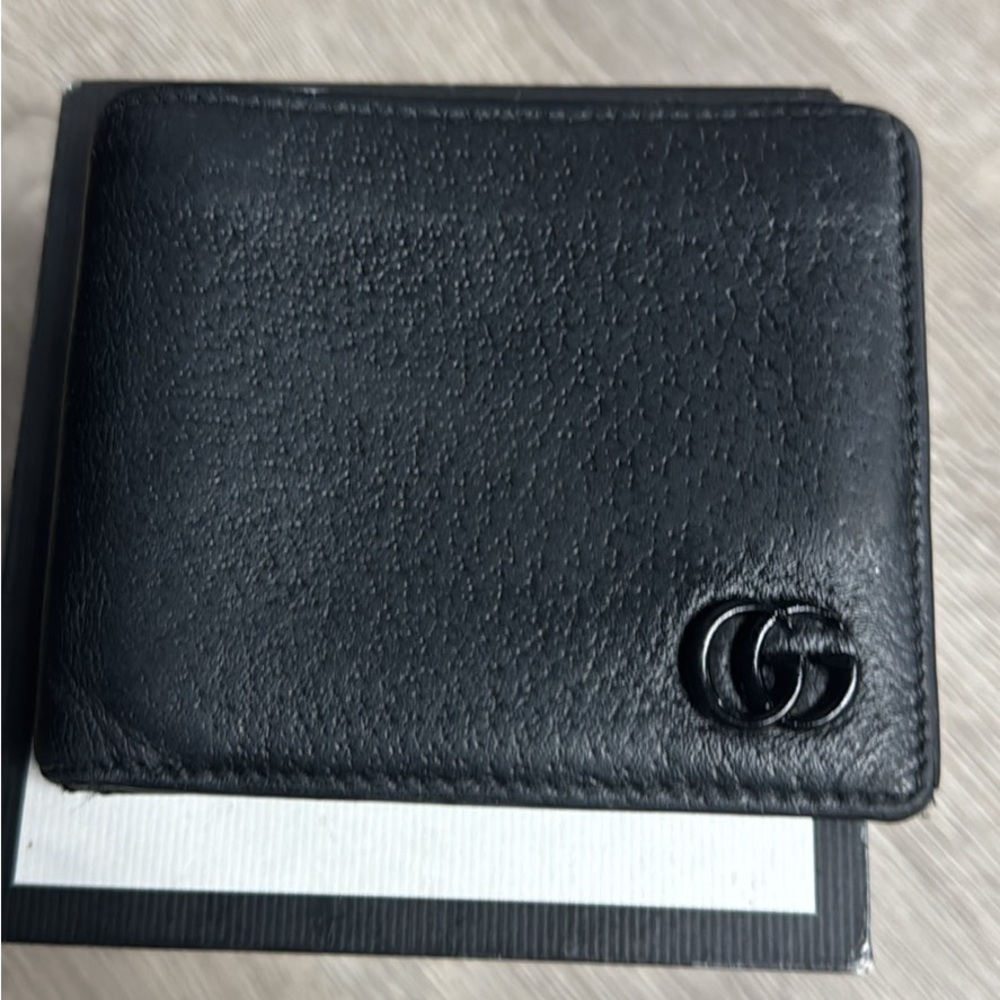 Gucci Black Leather Card Holder